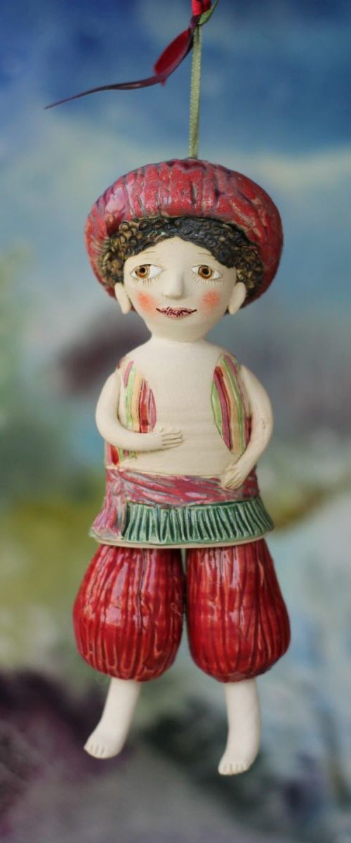 The Changeling. From Midsummer Night's Dream Ceramic illustration project by Elya Yalonetski by Elya Yalonetski
