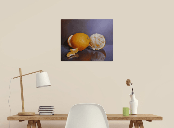 "Still life with oranges"