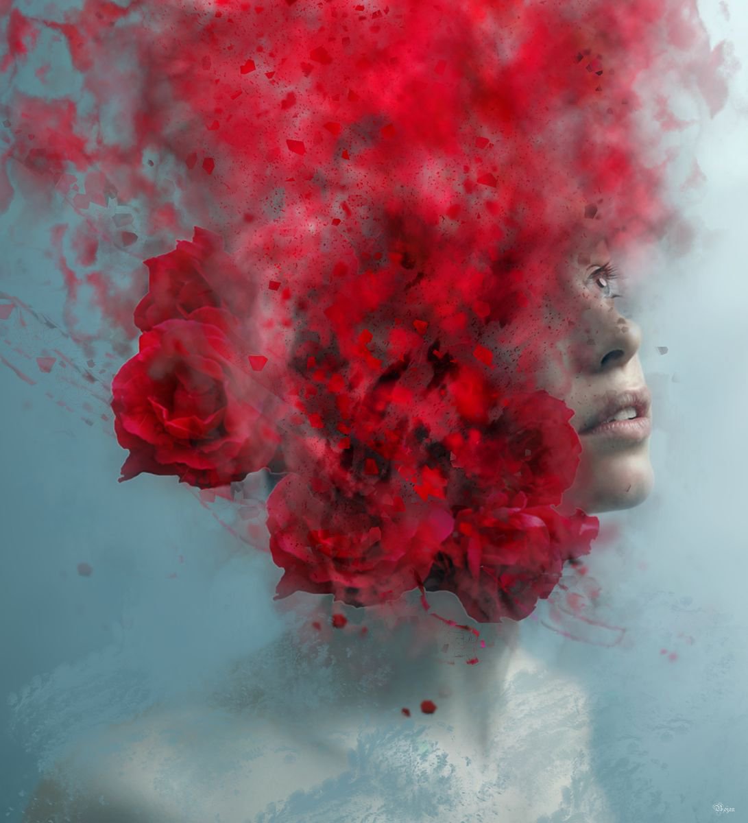 Illustrative Photograph , Falling In Love By Bojan Jevtic, 39 X 43, Artwork For Sale On Artfinder