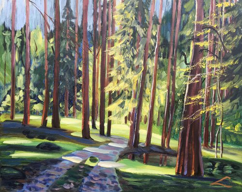Sunny forest 3 by Elena Sokolova