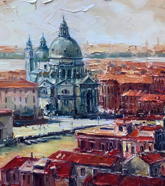 "Venice" original oil painting 70x50