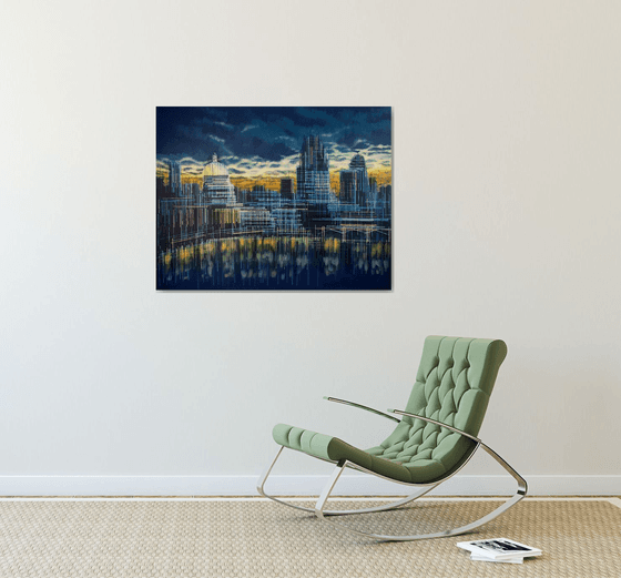 London Skyline Sunset