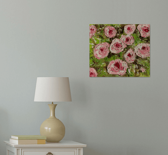 English garden , roses