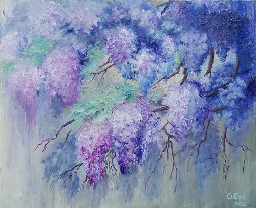 Spring will come. And the wisteria will blossom again by Oksana Evteeva