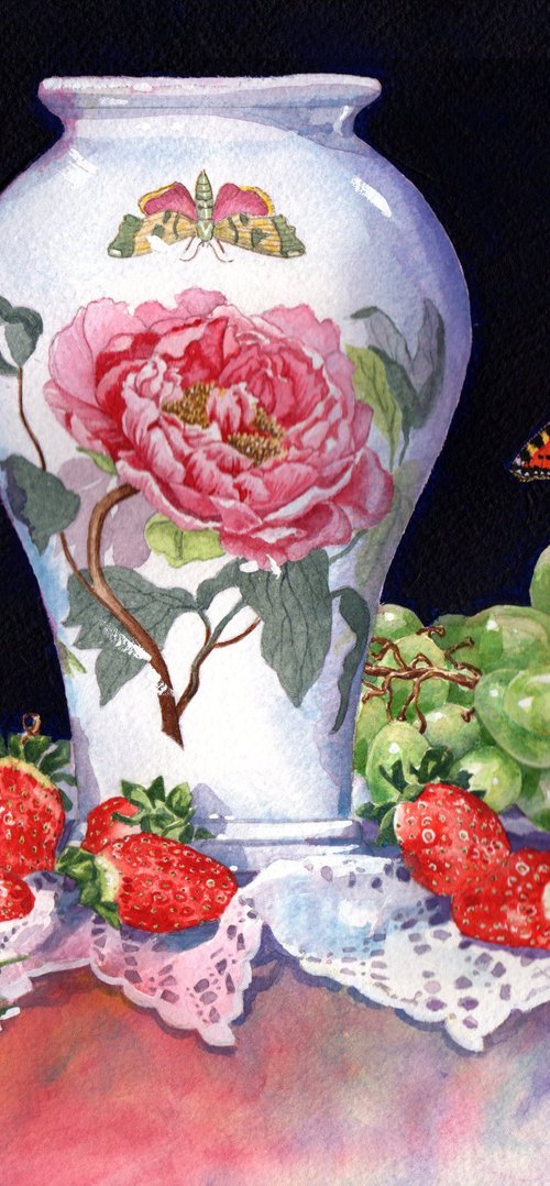 Portmeirion Vase by Zoe Elizabeth Norman