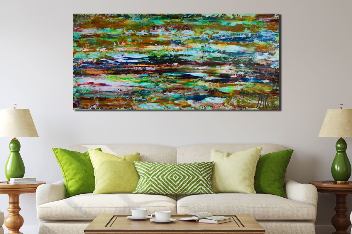 Earthy Spectra By Nestor Toro, 45 X 21, Artwork For Sale On Artfinder