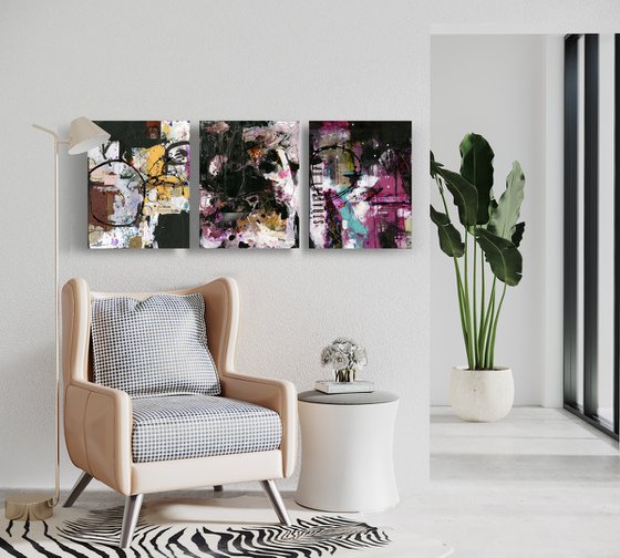 Feeling The Music Triptych