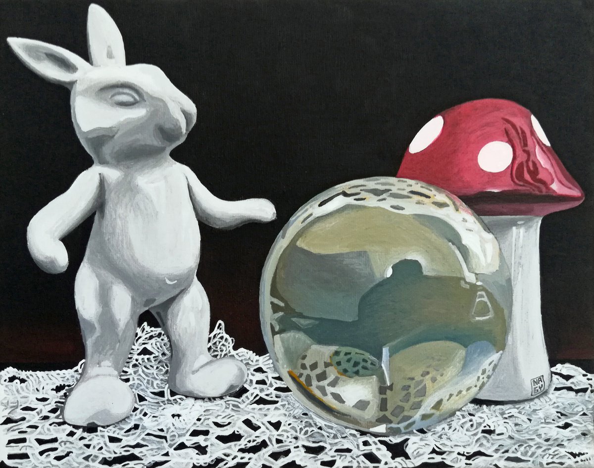 Lapin, la boule de cristal et le champignon by Peter Nagy