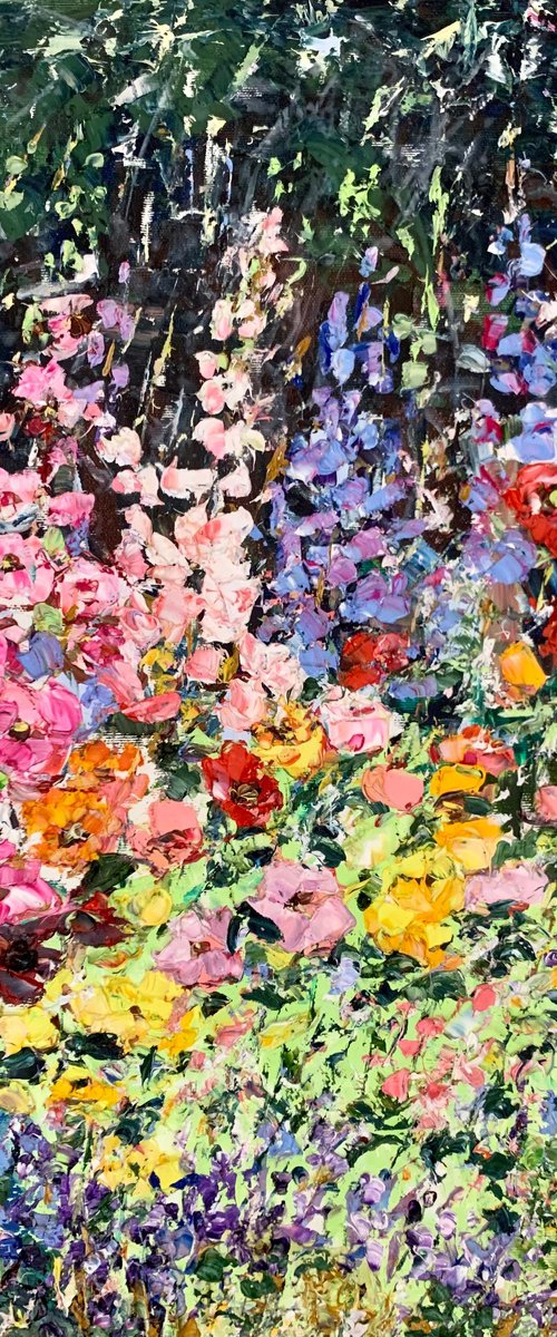 Colorful flowers garden by Vilma Gataveckienė