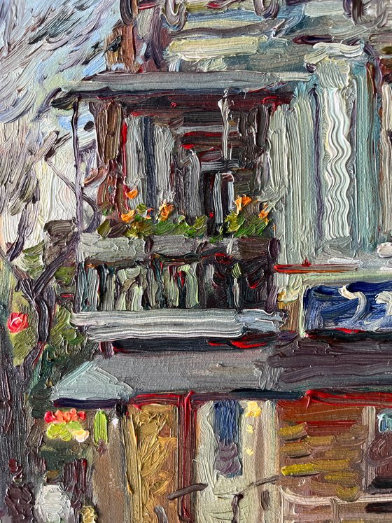 Balcony in the old town