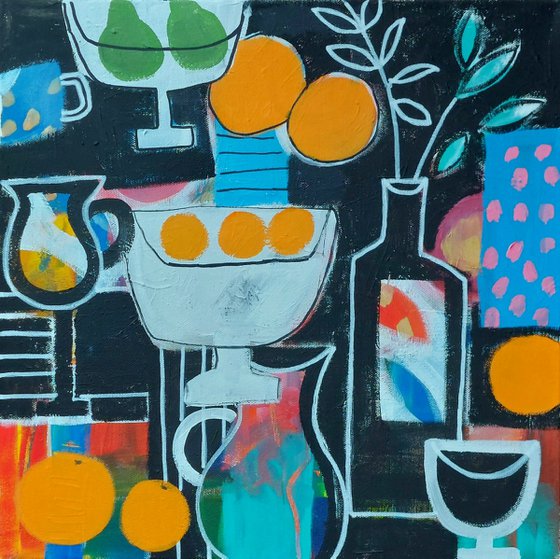 Still Life with Oranges III