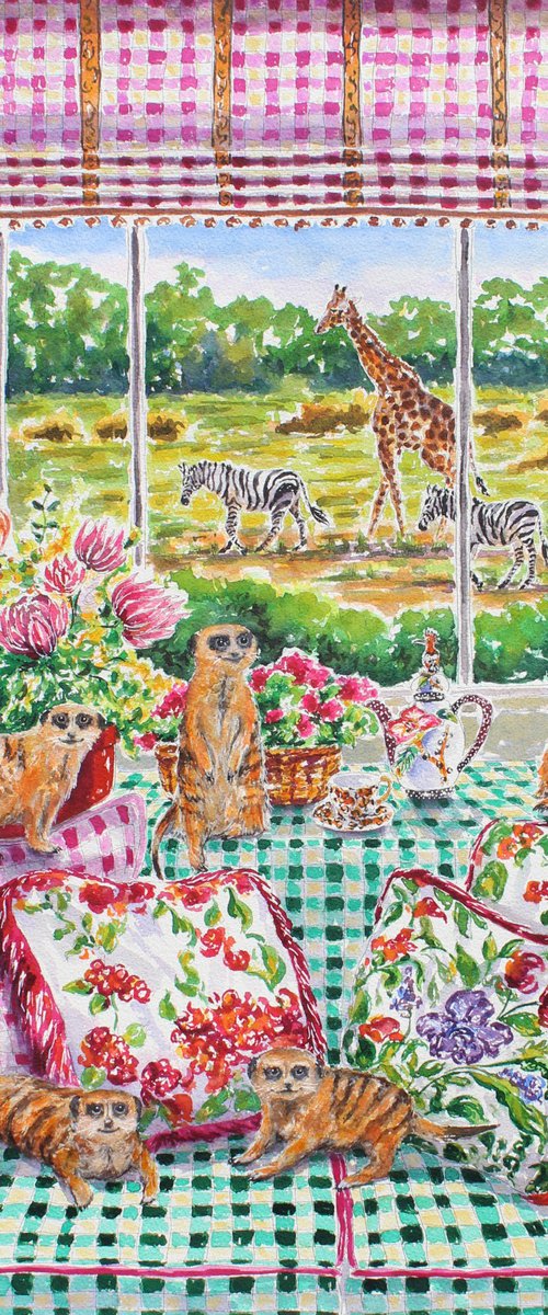 Meerkat Manor by Kristen Olson Stone