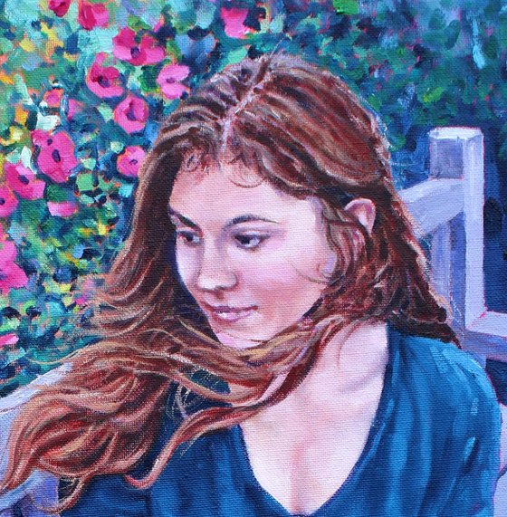 Grace - woman in garden