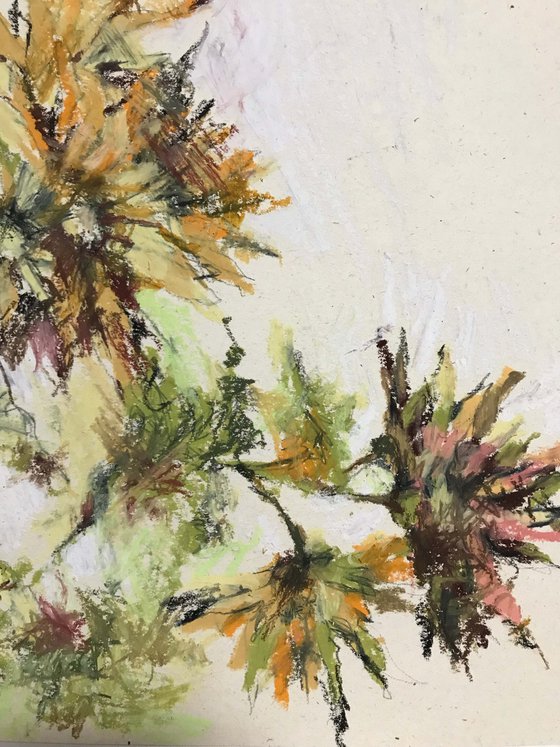 Autumn bouquet 3. One of a kind, original painting, handmad work, gift.