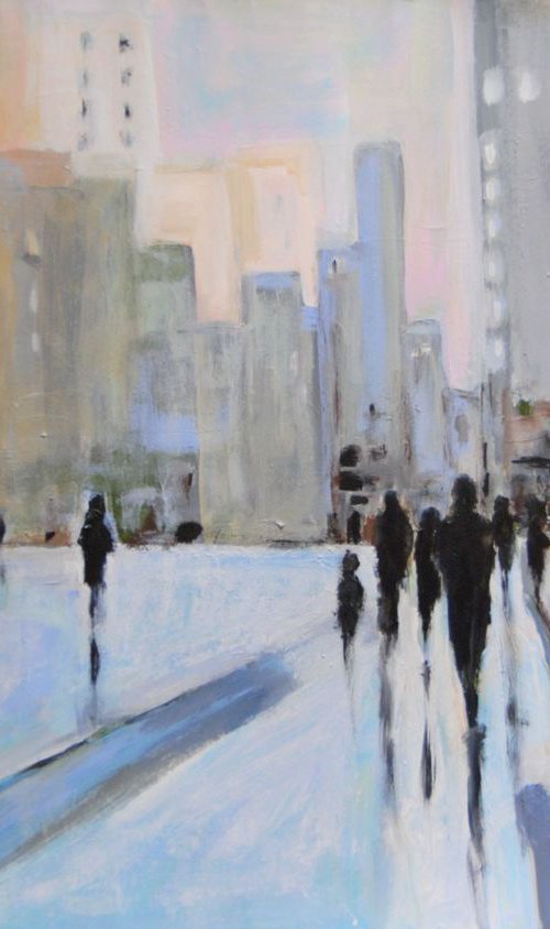 Rainy Town AP / 71 x 49 cm by Alexandra Djokic