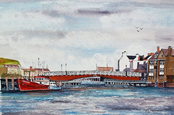 Whitby Harbour Bridge - East View