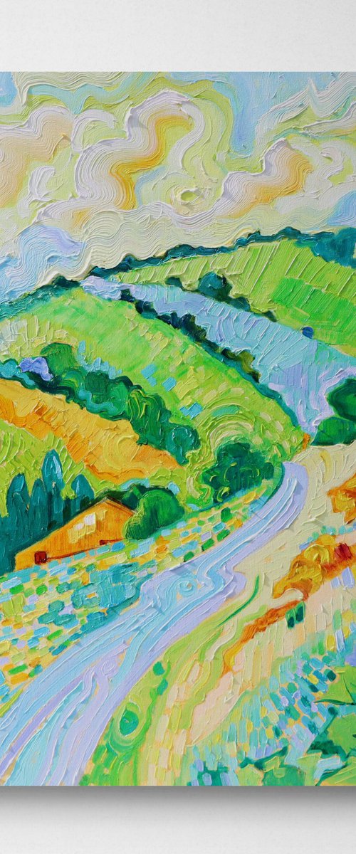 Rolling Hills Derbyshire by Mary Kemp