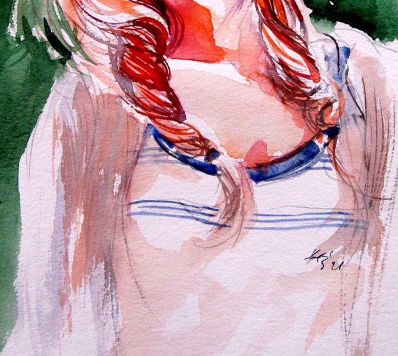 Dreamer blondie girl