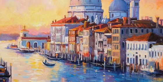 Magical Sunset in Venice