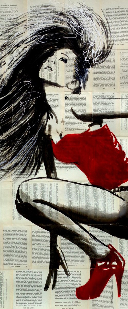 RED FLASH by Loui Jover