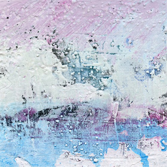 Peaceful Thoughts - Textural Abstract Painting by Kathy Morton Stanion