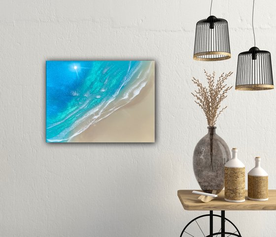 The beach - ocean painting