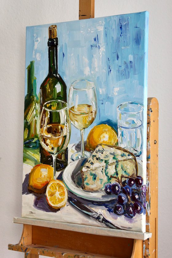 White Wine and Blue Cheese