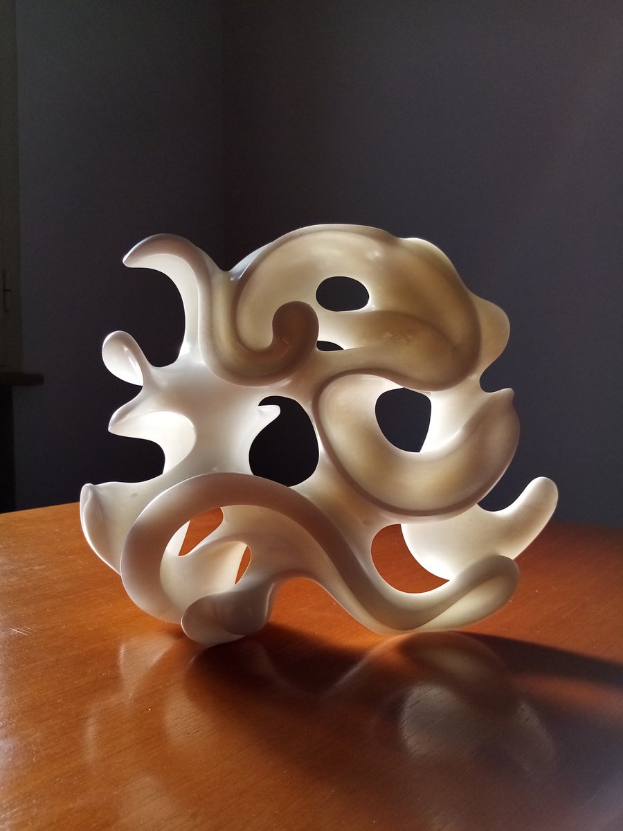 Abstract Stone Sculpture By Massimiliano Capraro, 11 X 9", Shareen, Original Artwork