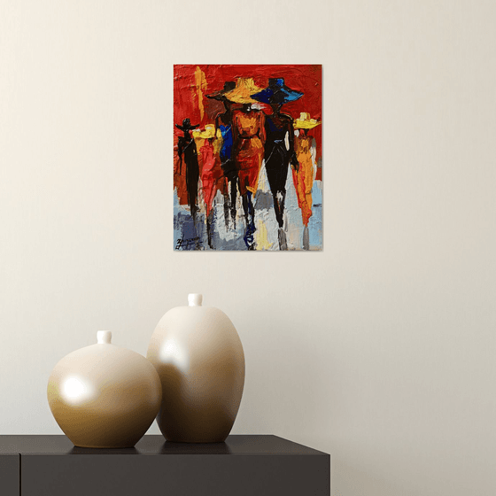 Female Figures in Motion