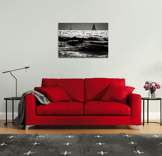 Two Sailboats | Limited Edition Fine Art Print 1 of 10 | 90 x 60 cm