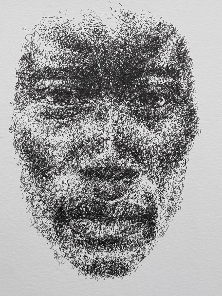 Expressive Ink Drawing , Faces - 05 By Jayme Mestieri, 8 X 10, Artwork For Sale On Artfinder