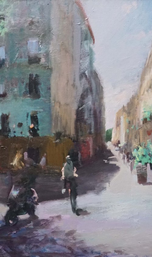 Quai de Valmy , Paris by Manuel Leonardi