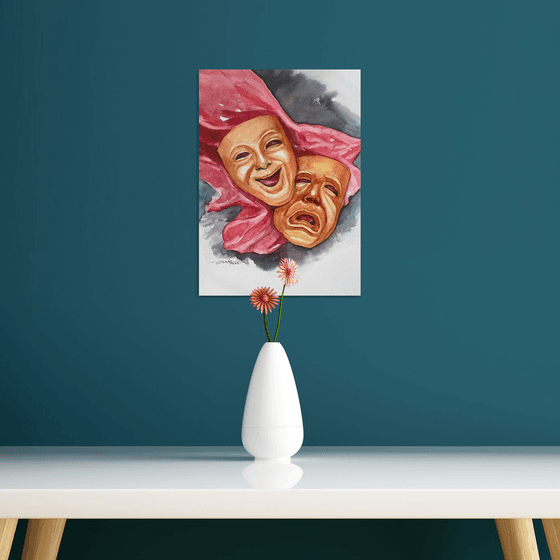 Comedy and Tragedy Masks