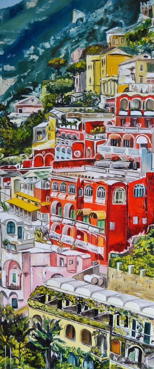 Positano: Rainbow City by Valeriia Radziievska