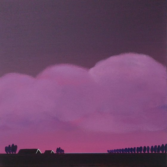 Pink purple evening