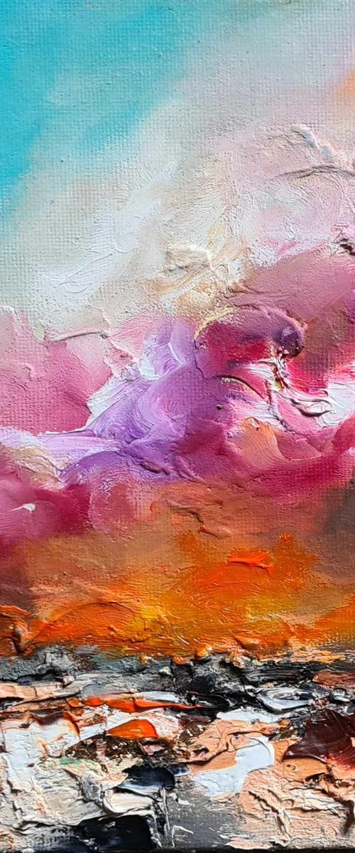 Orange flow by Anna Schofield