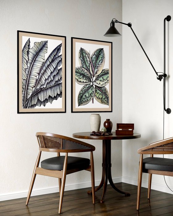 BANANA LEAVES DRAWING