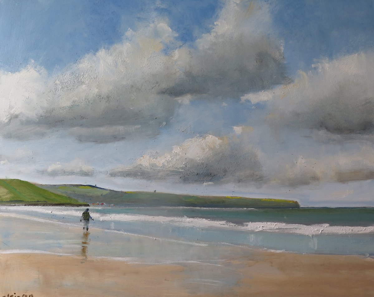 Sandsend from Whitby, May 17 by Malcolm Ludvigsen
