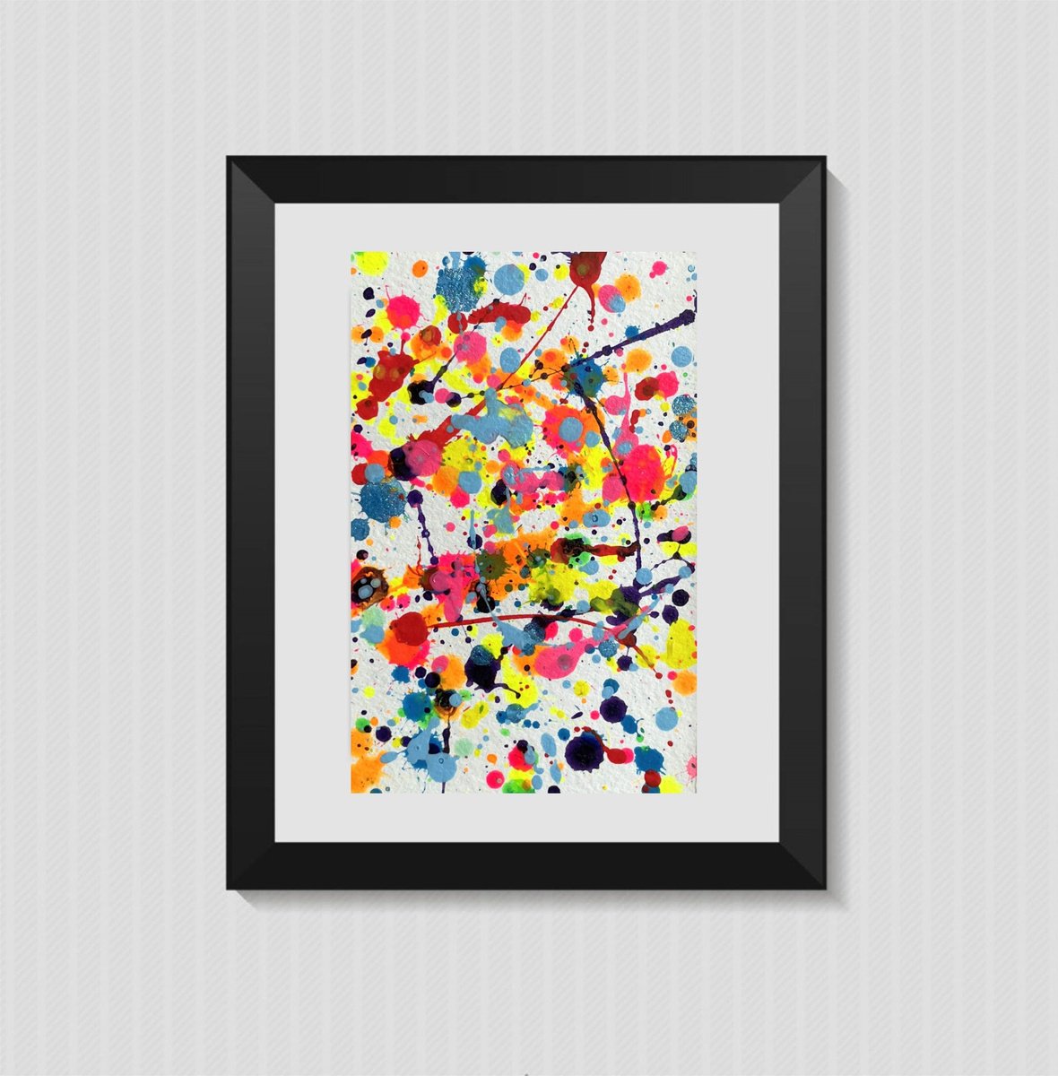 Little Abstract Pollock 01 by Juan Jose Garay