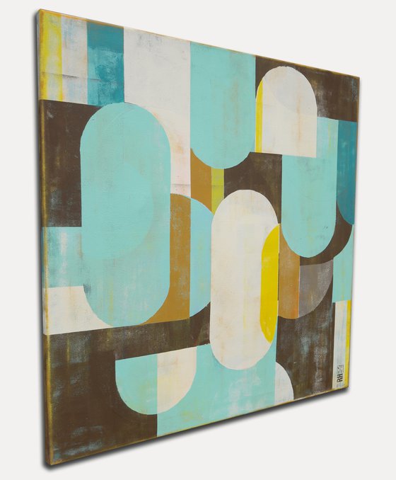 Traffic Turquoise & Brown