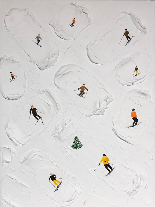 Series "Alpine Skiing, Snowboarding" by Nataliia Krykun