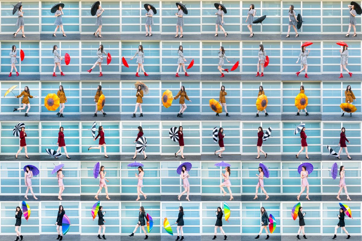 Urban And Pop Portrait Photograph By Harv Greenberg, 36 X 24, Urban Rainbow Ii, Original Artwork