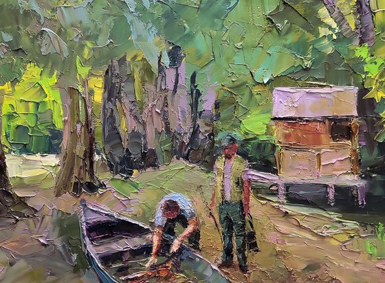 A Boat near the Shore