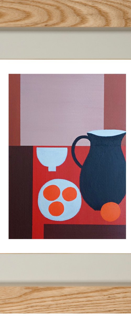 Still Life with a Black Jug III by Jan Rippingham