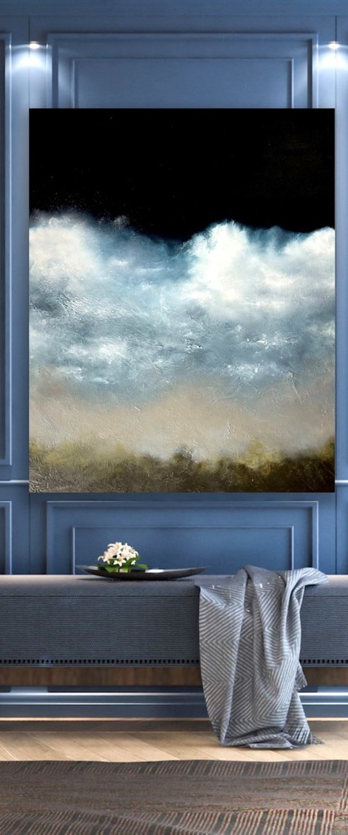 Bodmin chills - Large Abstract - 80cm x 100cm by Jonesy