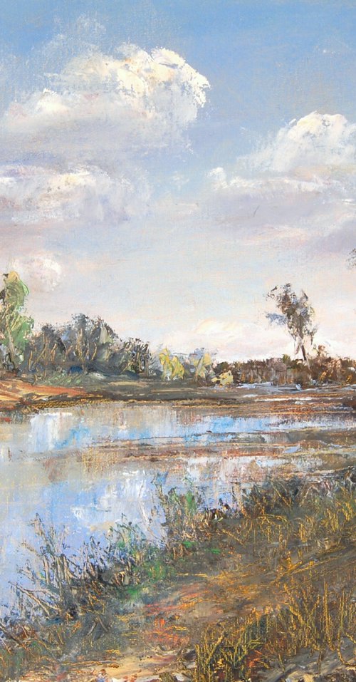 Early spring river by Mikhail  Nikitsenka