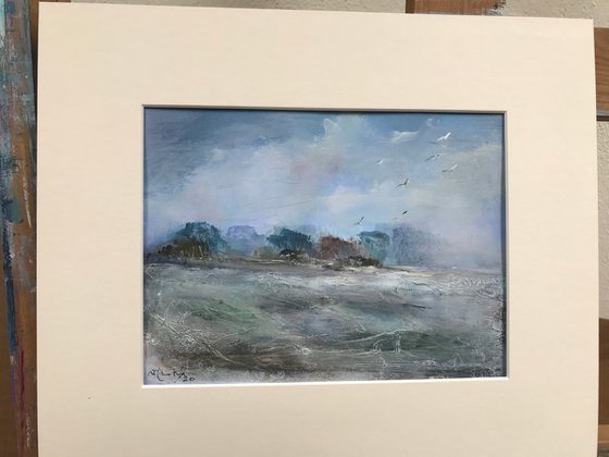 A Cornish Landscape Impressionist Painting