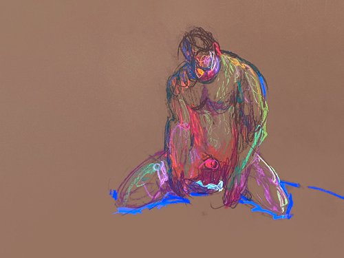 Jerry Sitting Kneel by Maxim Bondarenko