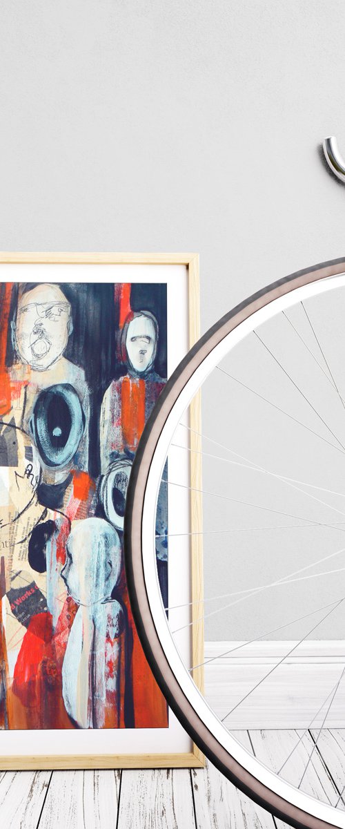 Study of a crowd #13 by Carolynne Coulson