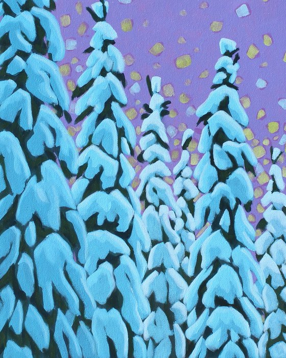 Deep in the Snowy Woods